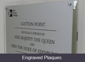 engraved plaques