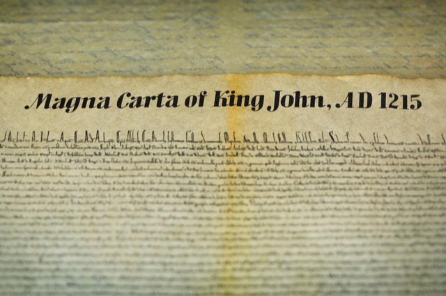 Rare engraving of the Canterbury Magna Carta is bought